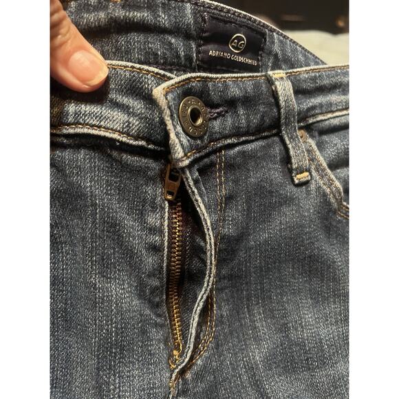 AG Adriano Goldschmied Women's Jeans The Stevie Slim Straight Sz 29R USA - Picture 10 of 13